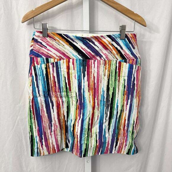 Swing Control Skort Womens Size 6 Multicolor Stretch Golf Tennis - Picture 1 of 11